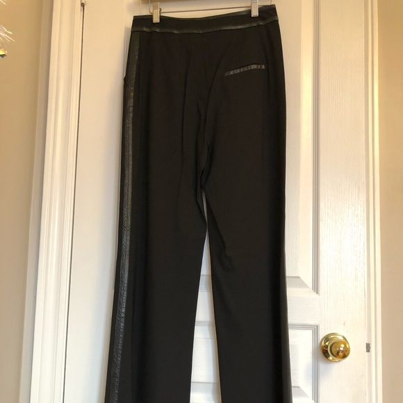 ♟BNWT Elizabeth & James - Leather trim trousers - Picture 3 of 13